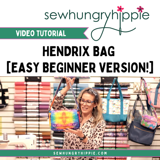 Hendrix Bag Sewing Tutorial [easy beginner version!]