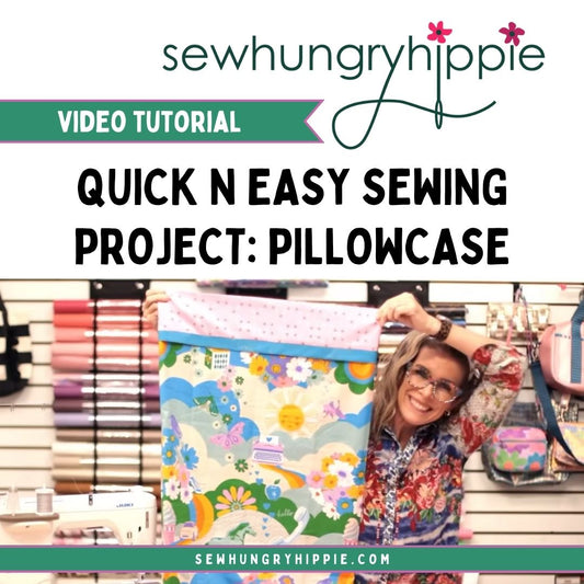 Quick n Easy Sewing Project: Pillowcase