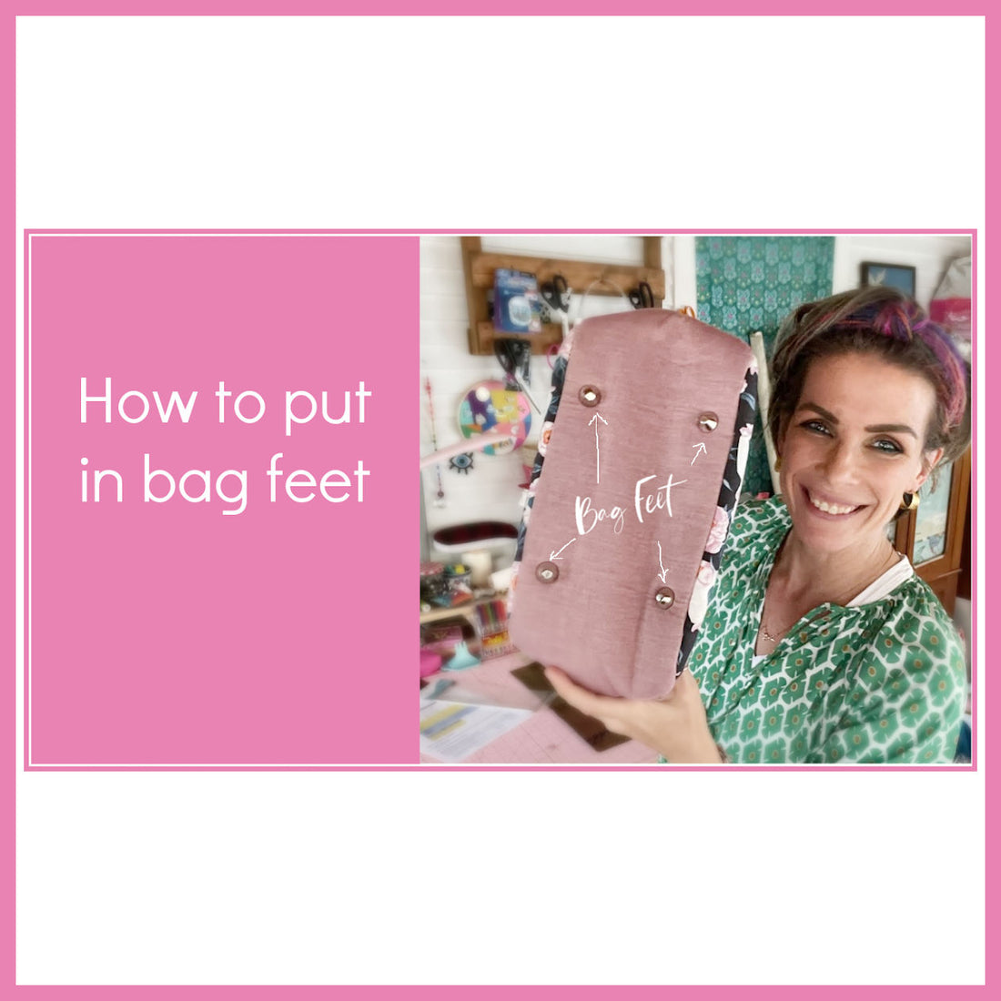 How to apply Bag Feet