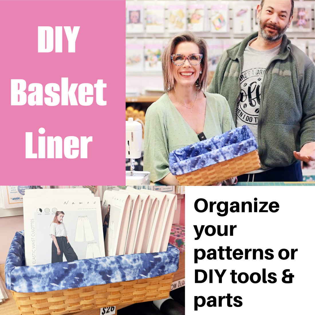 How to make a basket liner that FITS!