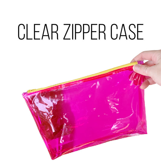 Clear Pouch tutorial (LIVE event sew)