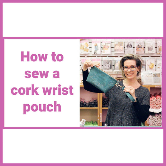 Sewing a Cork Zipper Pouch