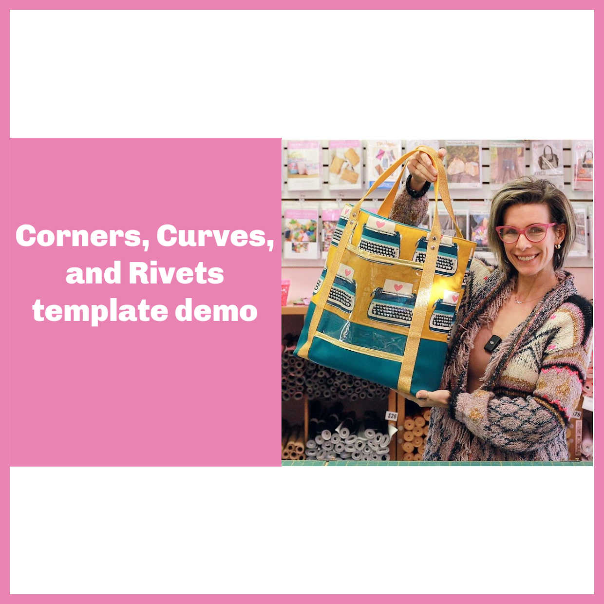 Corris Rivett Template File Corners, Curves, and Rivets Template Demo for Designers | SewHungryhippie