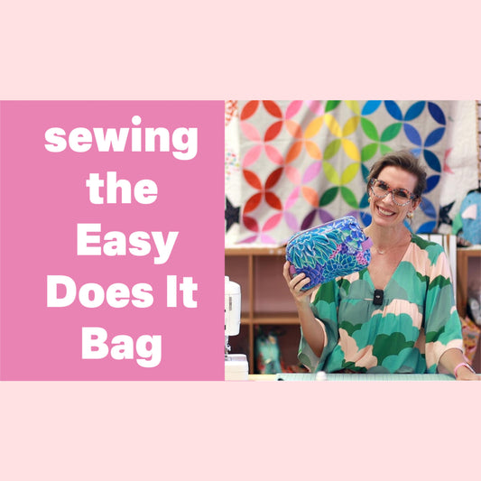 Sewing the Easy Does it bag by Annie U