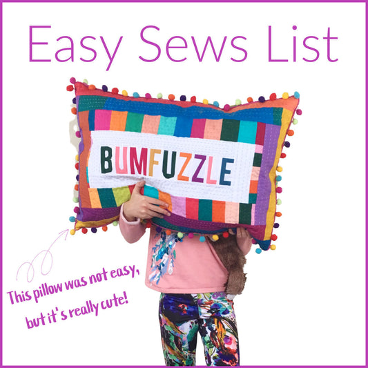 Easy Sews Tutorial List with links