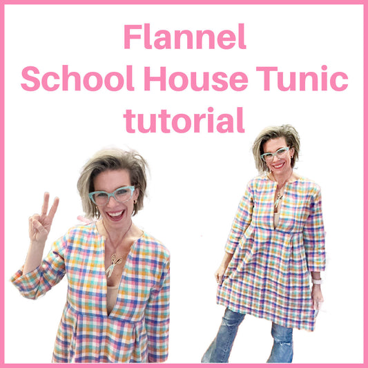 Flannel School House Tunic Tutorial