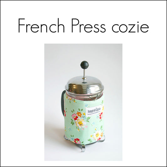 French Press cozie sewing tutorial