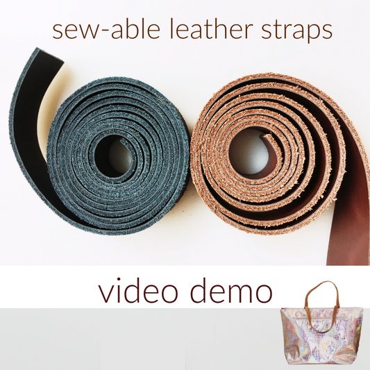 Sew-able Leather Straps