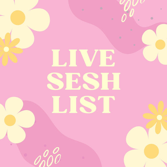 Friday Live Session - the List!