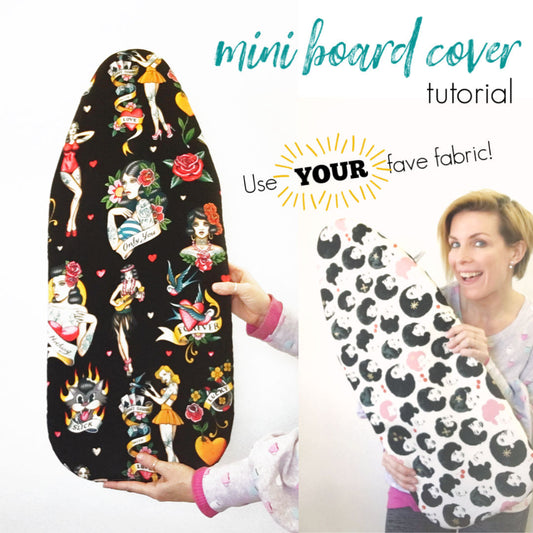 Mini Ironing Board cover tutorial