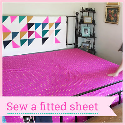 How to sew a fitted sheet