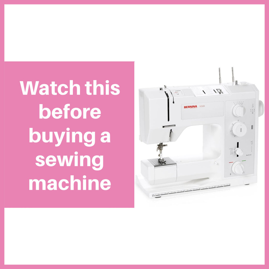 Watch this video before buying a new machine