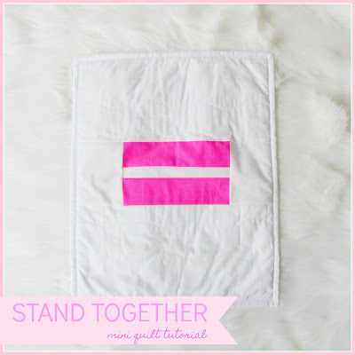 Women's Equality Mini Quilt pattern free PDF download