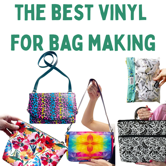 Vinyl for bag making on a home sewing machine