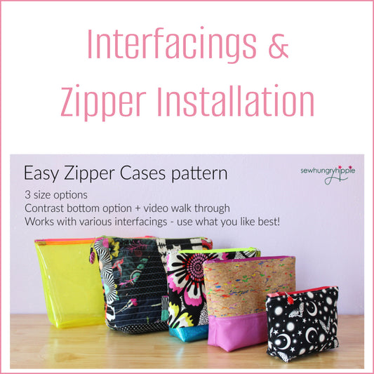 Interfacing and Zippers Q&A