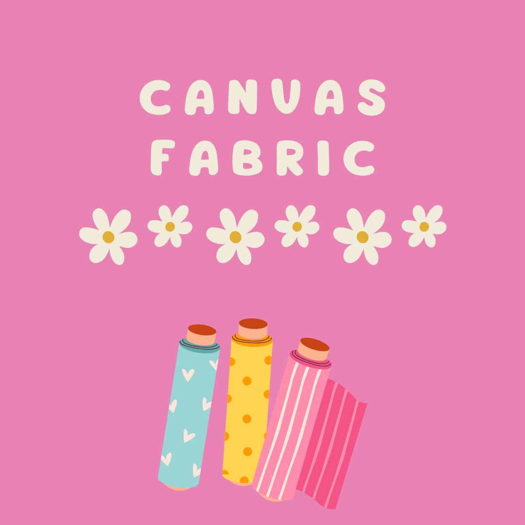 Durable Canvas Fabric - Perfect for Bags & More