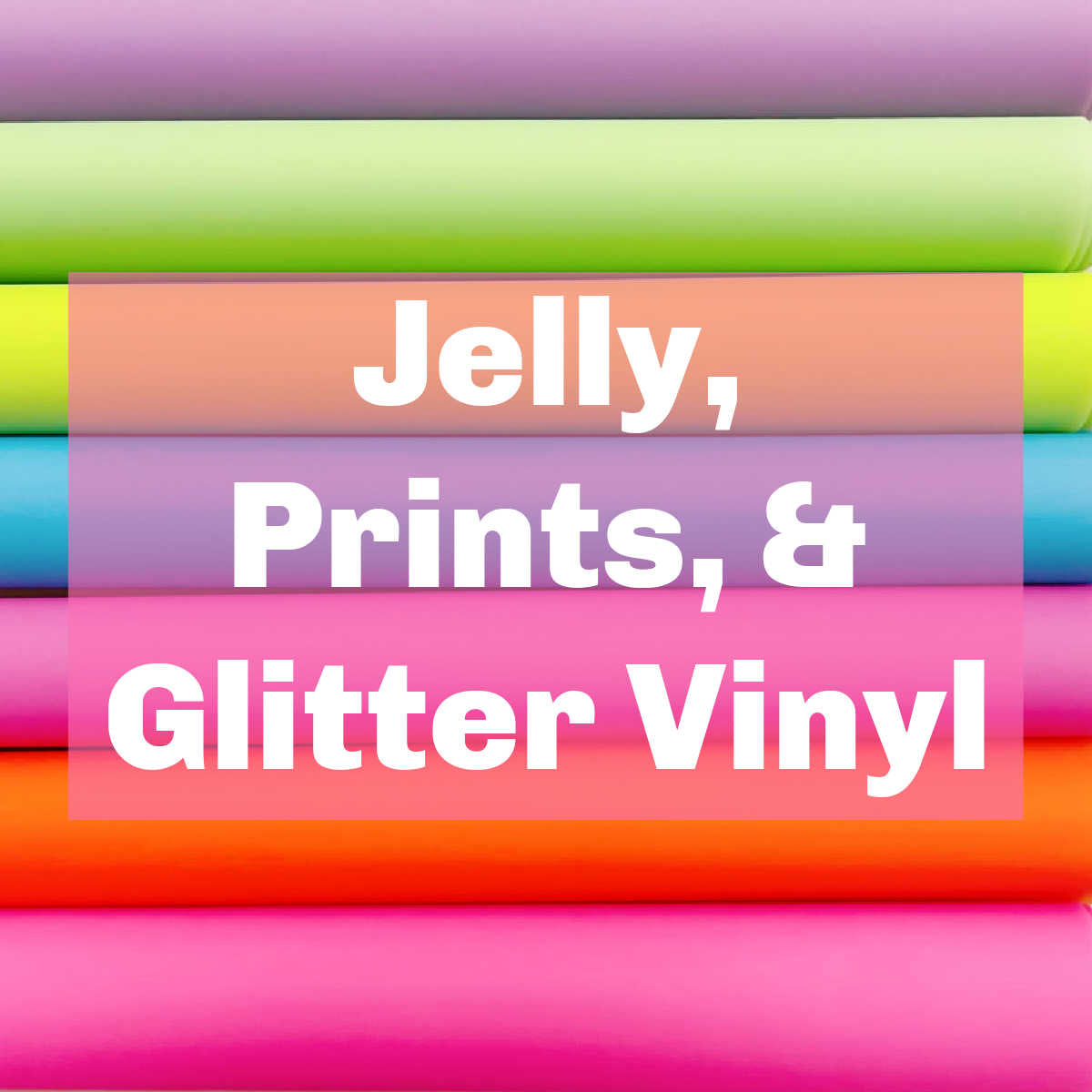Jelly  Printed TPU & Glitter