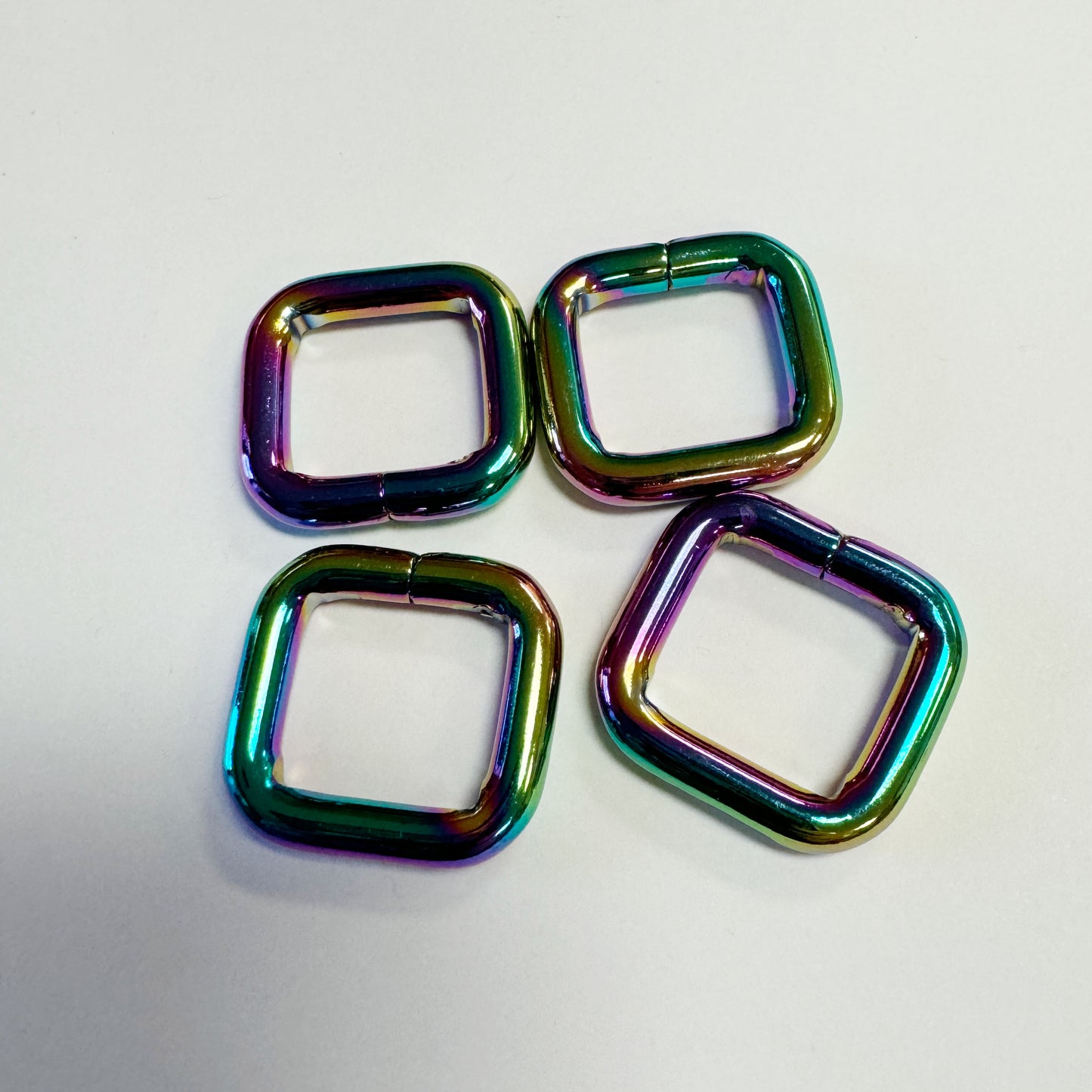 Rainbow Rectangles 3/4" pack of 4