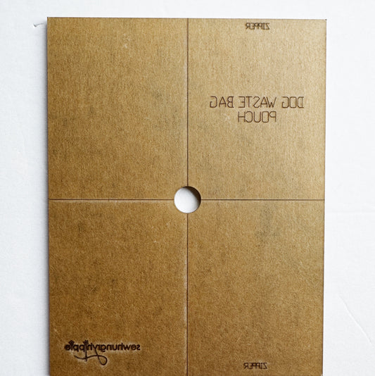 Dog Poo Bag Acrylic Template