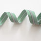 Kelly Green stripes zipper tape