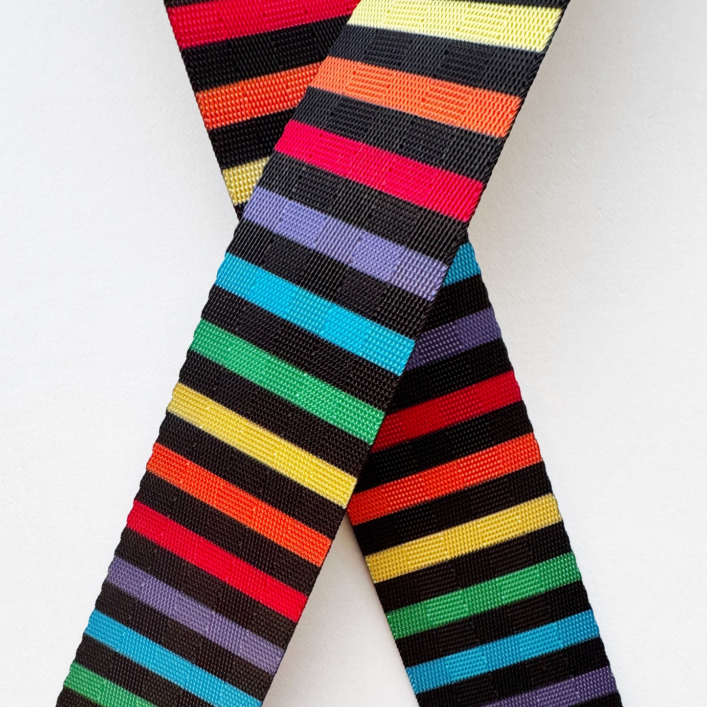Color Stripes Seatbelt Webbing WIDE width Per Yard