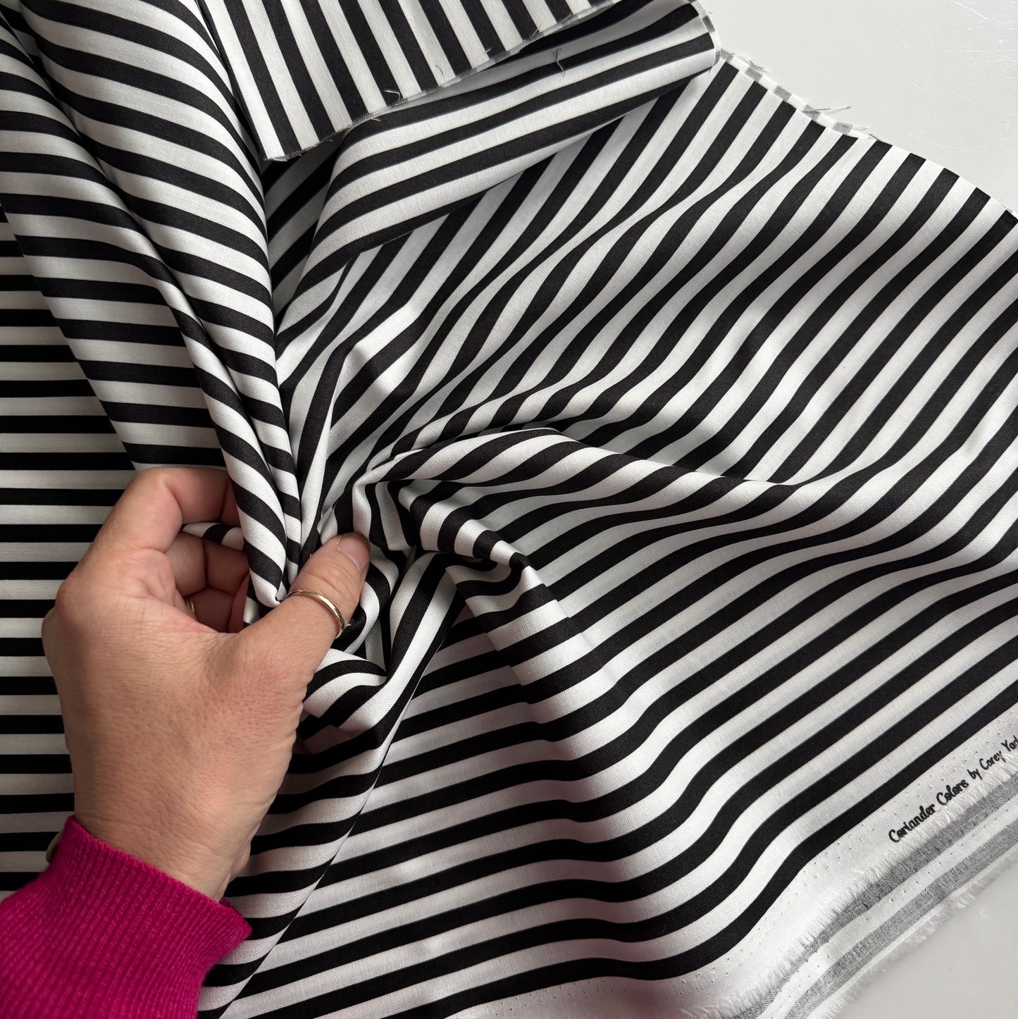 Stripe fabric per yard