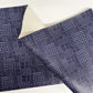 Sashiko Stitches navy blue vinyl