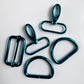 Sew Hungry Hippie 1.5 Inch Hardware Pack – Turquoise