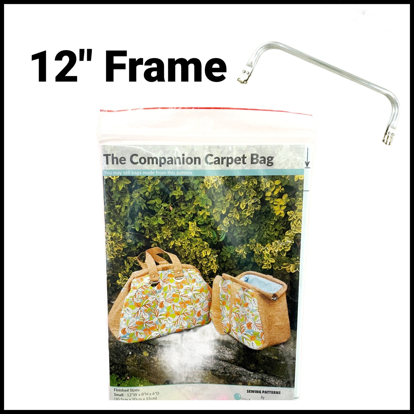 Carpet Bag Frame 12"