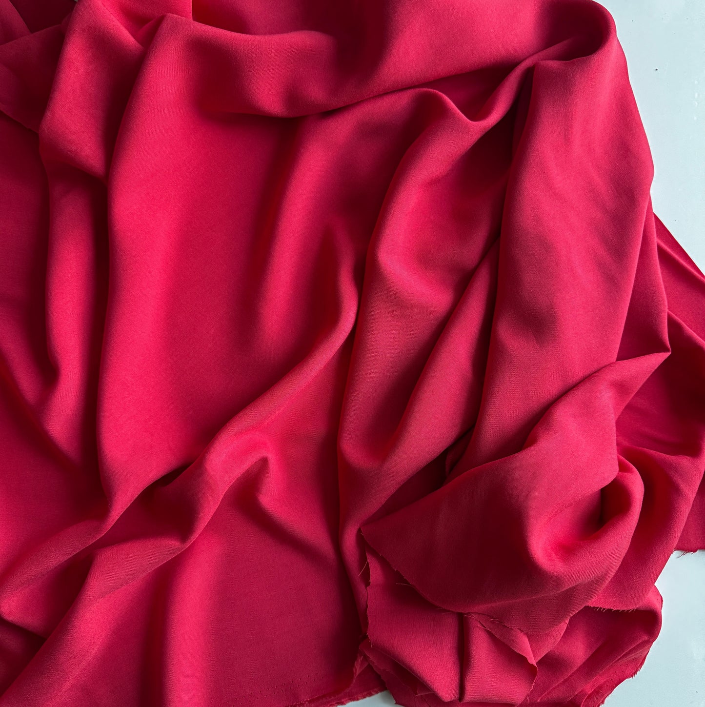 Red Rayon per yard