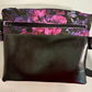 Night Bloom Floral Canvas Fabric | Dark Moody Floral Print for Bag Making