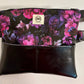 Night Bloom Floral Canvas Fabric | Dark Moody Floral Print for Bag Making