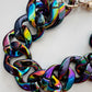 Acrylic Bag Chain - Oil Slick color
