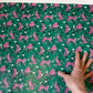 Pink Leopard printed vinyl 18 x 56