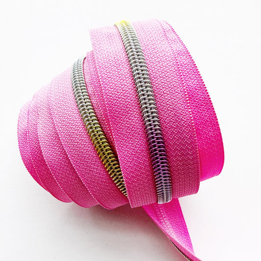 Zipper Tape - Candy Pink