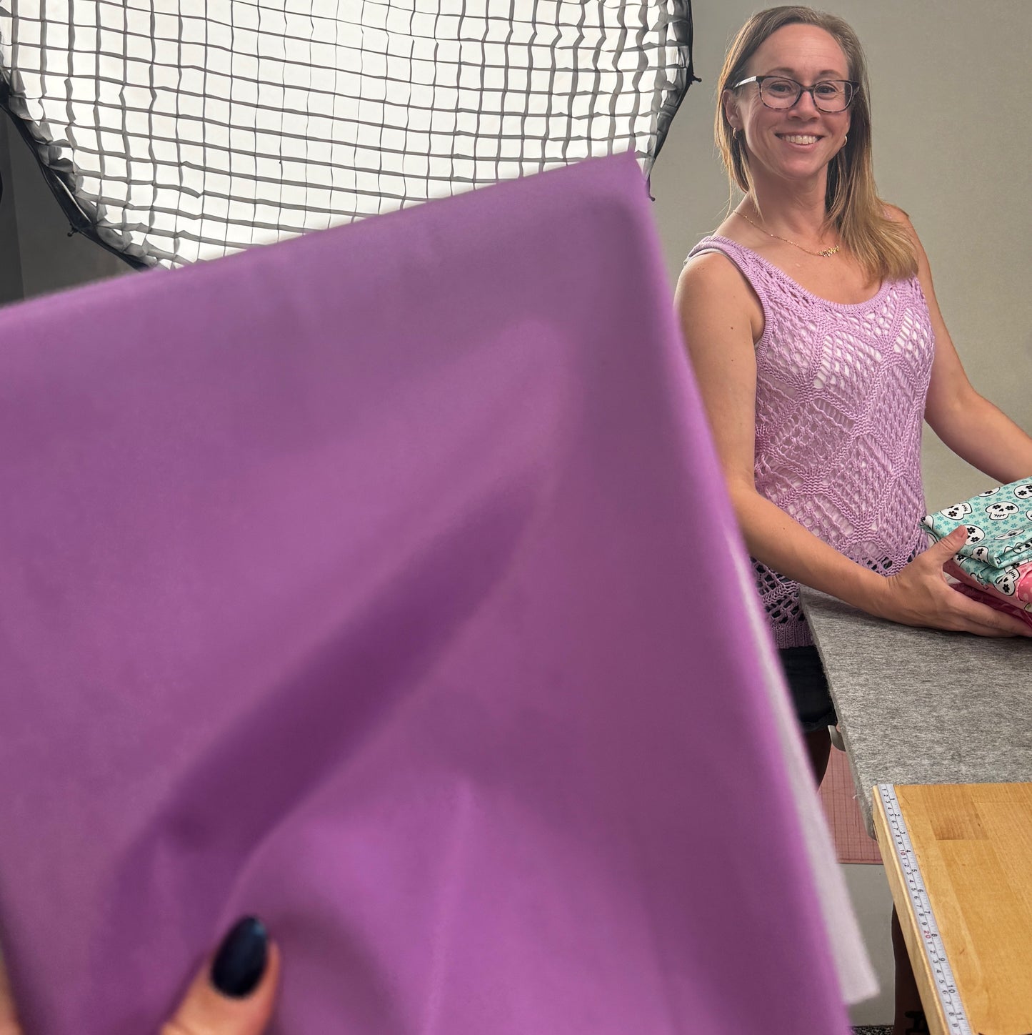 Lilac Bonded Nylon