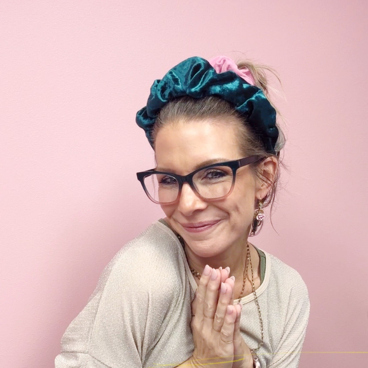 Velvet Headband Kit - makes 2 headbands
