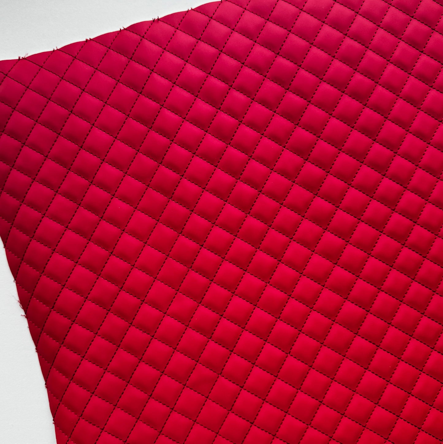 Quilted Vinyl Red
