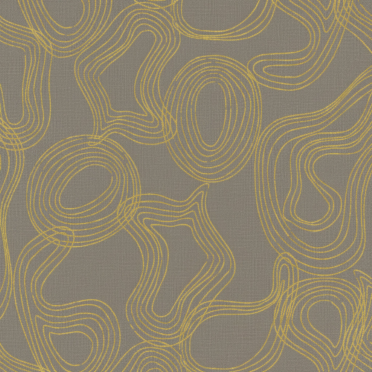 Sunlit Ruins Metallic Silver Shadow Grove Fabric by Moda Elegant fabric with gild waves