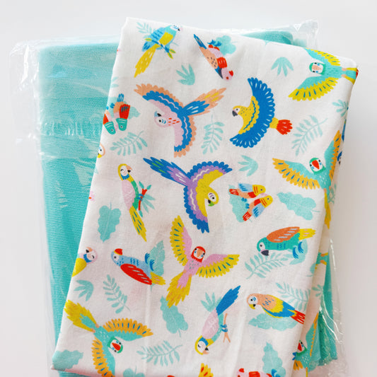 Curated Bundle Delighted Parrots and Canvas