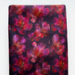 Bonded Nylon Burgundy Purple Florals - Durable Fabric for Bags
