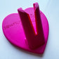 Pink heart-shaped sewing tool holder by sewhungry