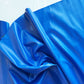 Royal Blue Faux Lambs leather