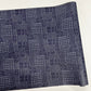 Sashiko Stitches navy blue vinyl