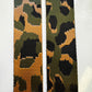 Olive Leopard woven and slick webbing 1.5"