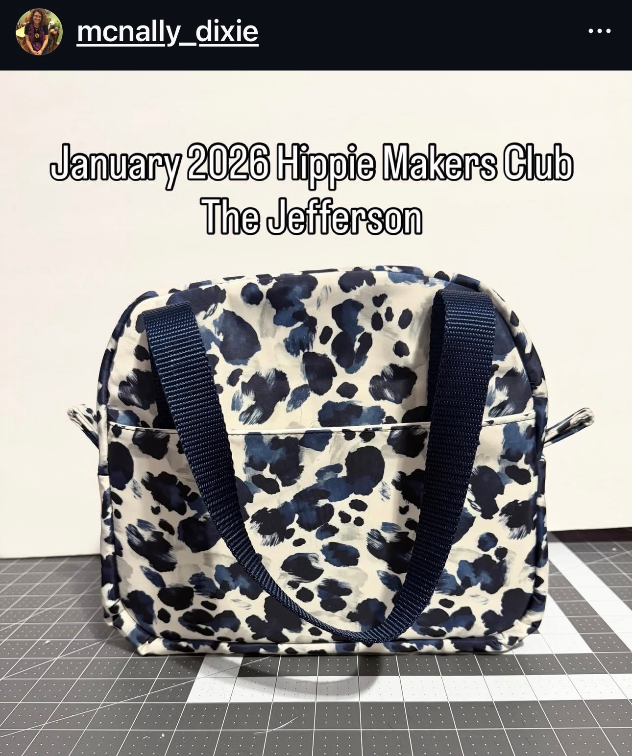 Jefferson Bag PDF sewing pattern