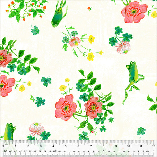 Heather Ross Froggy Spring 1 YD