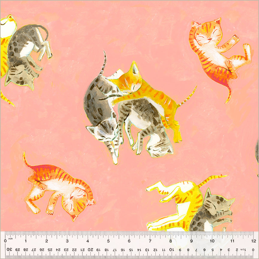 Heather Ross Barn Kittens 1 YD