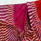 African Wax Print reds/pinks