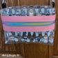 #5 Black White Stripe Zipper Pack with Rainbow Pulls - 3 Yards Continuous Zipper Tape for Bag Making
